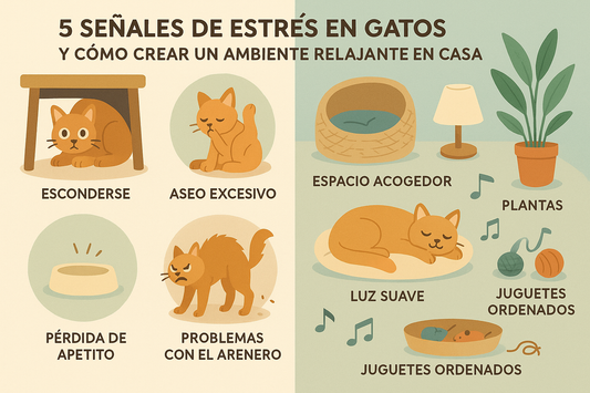 5 Señales de Estrés en Gatos y Cómo Crear un Ambiente Relajante en Casa