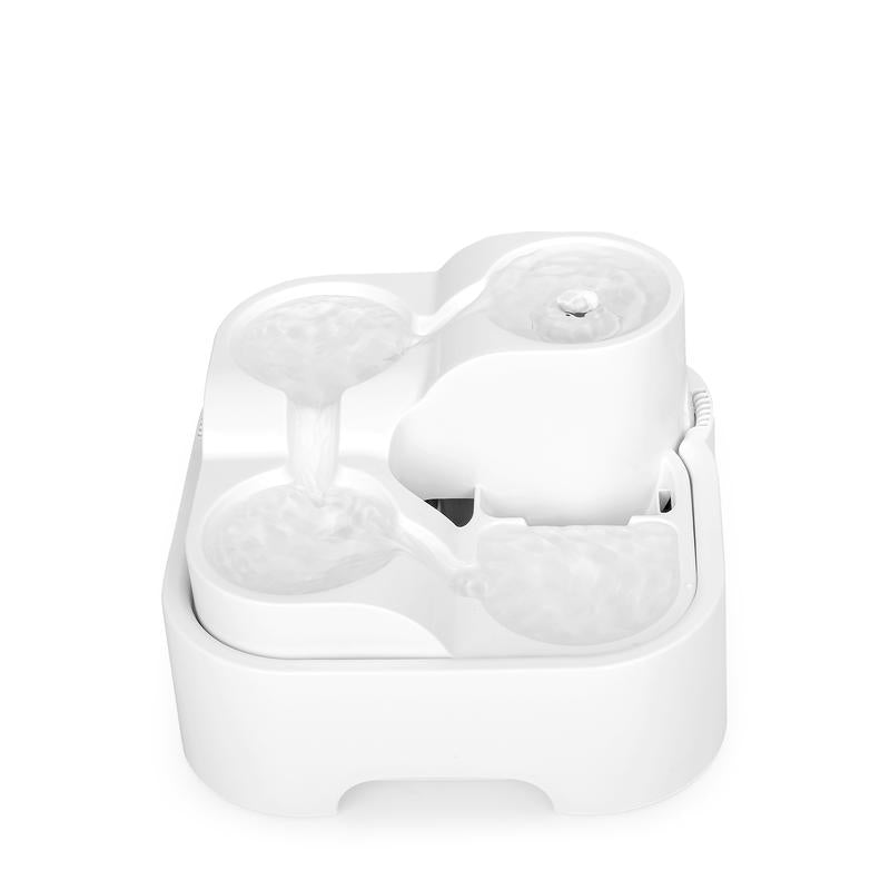 Fuente de Agua para Gatos 24/7 - Silenciosa con LED y Filtro de Carbón Activado