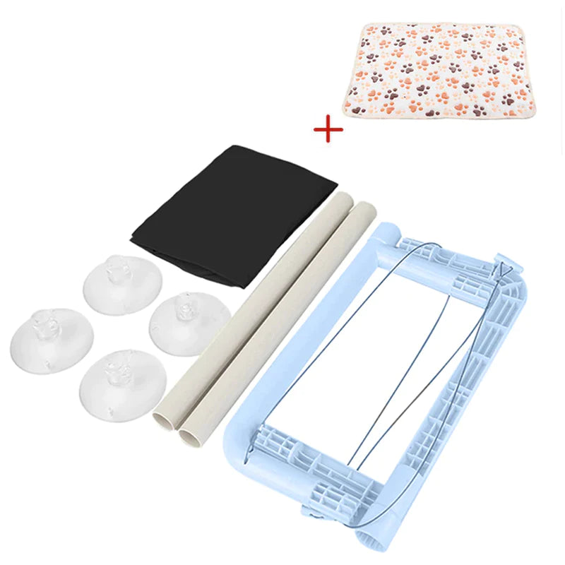 Cama Colgante para Gatos - Hamaca Aérea para Ventana, Casa Nido para Gatitos con Soporte hasta 20kg
