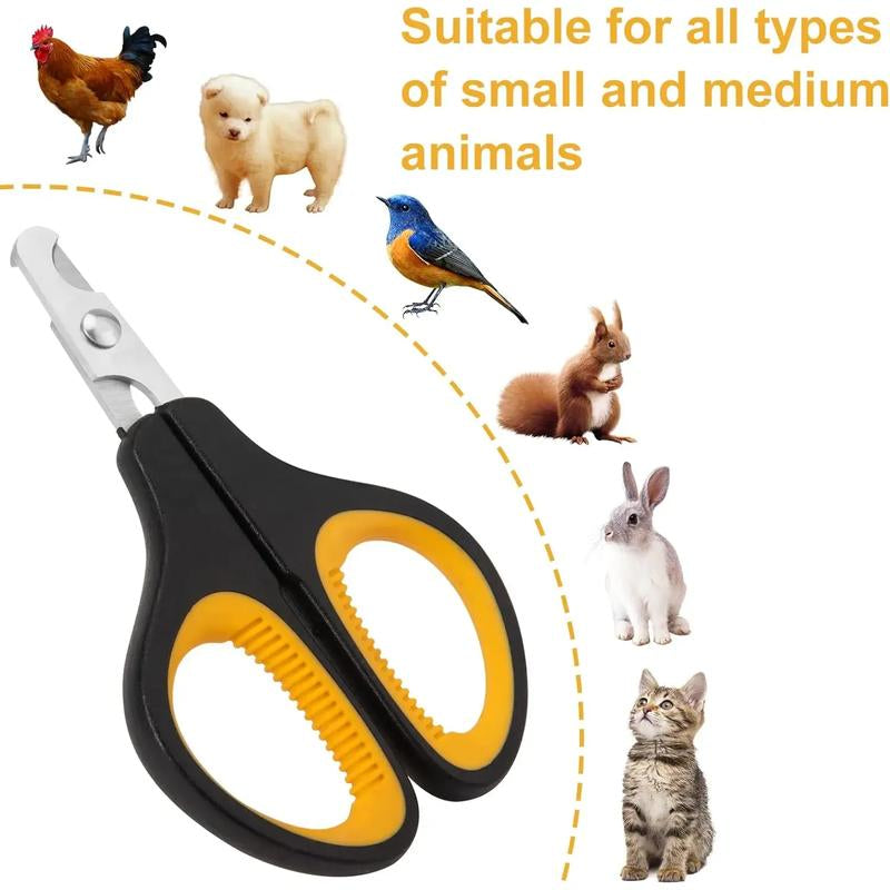 Cortauñas Premium para Gatos - Tijeras Ergonómicas Antideslizantes Profesionales para Gatos, Gatitos, Perros y Mascotas Pequeñas