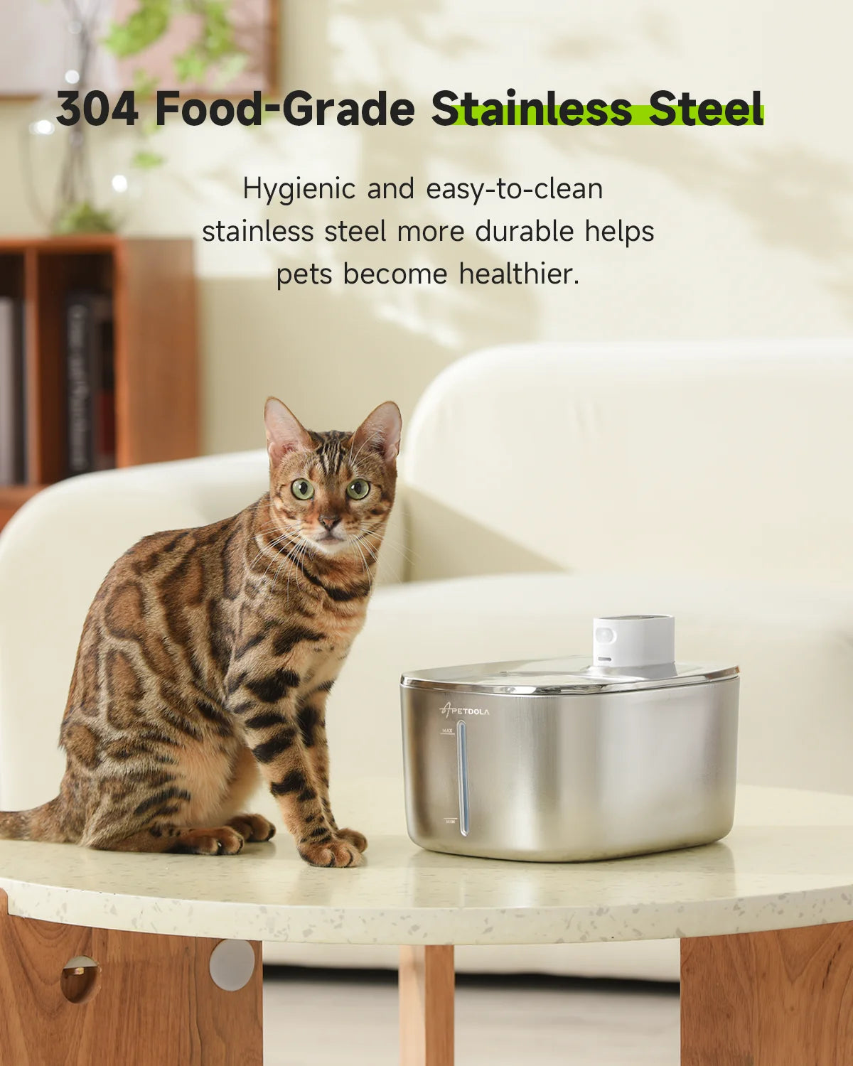Fuente de Agua Inalámbrica para Gatos y Perros 4L con Sensor Automático – Dispensador de Agua para Mascotas