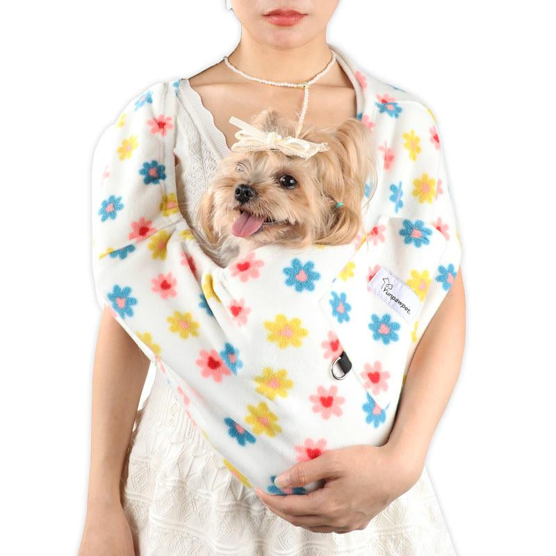Large Pet Sling, Pet Carrier, Handsfree up to 15Lbs, Dog & Cat Sling Soft Touch for Chinchillas, Hedgehogs, Puppies, Sugar Gliders, Guinea Pigs, Rabbits, Kittens Etc Bag Hands Free
