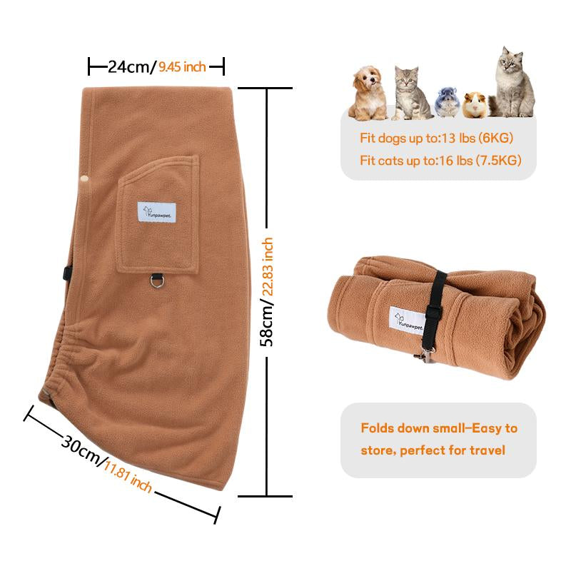 Large Pet Sling, Pet Carrier, Handsfree up to 15Lbs, Dog & Cat Sling Soft Touch for Chinchillas, Hedgehogs, Puppies, Sugar Gliders, Guinea Pigs, Rabbits, Kittens Etc Bag Hands Free