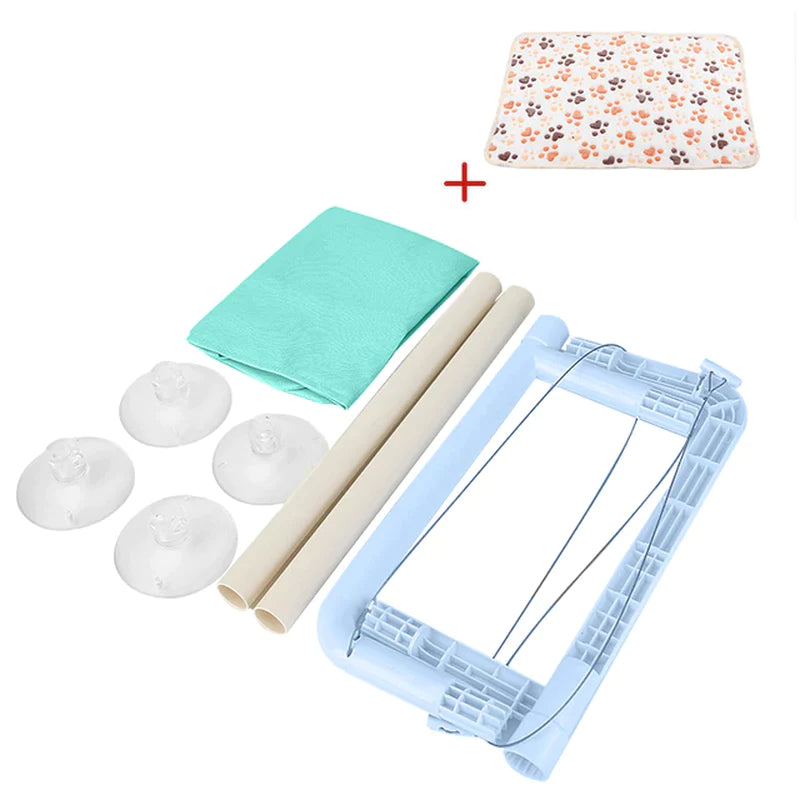 Cama Colgante para Gatos - Hamaca Aérea para Ventana, Casa Nido para Gatitos con Soporte hasta 20kg