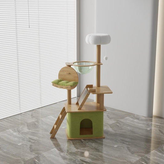 PetHeaven Árbol Rascador Y18 para Gatos - Torre de Actividades con Postes Rascadores para Gatos de Interior