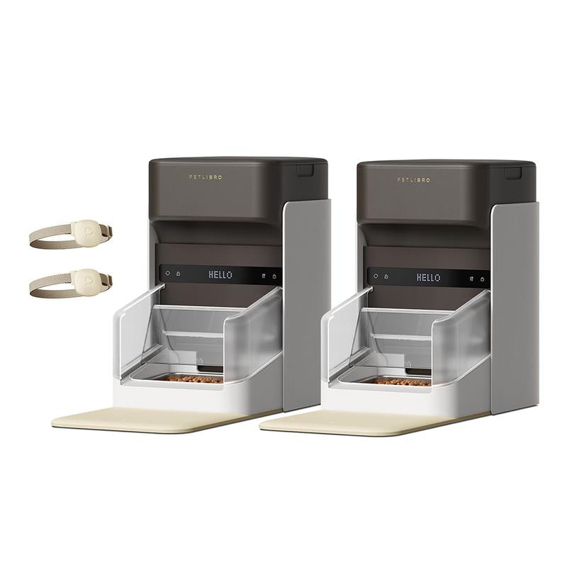 Comedero Automático PETLIBRO RFID WiFi 5G - Dispensador con Control por App y Sensor de Collar para 1-10 Comidas Programables