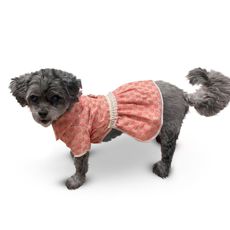 Pet Couture- Clothing for Cats & Small Dogs- Pink Dress