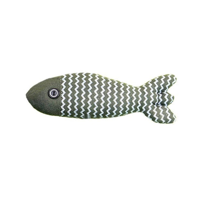 Juguetes para Gatos Pescado con Hierba Gatera - 3 Piezas Sonido Crujiente, Juguetes Interactivos de Lino Suave para Ejercicio Felino Indoor 20cm - Todas las Razas
