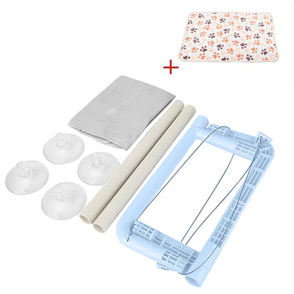 Cama Colgante para Gatos - Hamaca Aérea para Ventana, Casa Nido para Gatitos con Soporte hasta 20kg