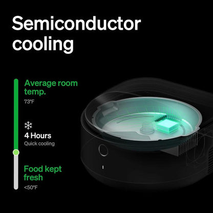 PETLIBRO Automatic Cat Feeder, Refrigerated Wet Food Dispenser with Wifi Control, 3 Days Freshness, 3 Timed Meals, Quick Cooling Feeding