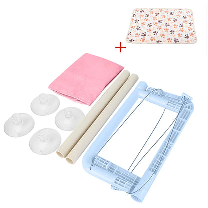 Cama Colgante para Gatos - Hamaca Aérea para Ventana, Casa Nido para Gatitos con Soporte hasta 20kg