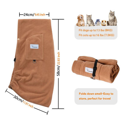 Large Pet Sling, Pet Carrier, Handsfree up to 15Lbs, Dog & Cat Sling Soft Touch for Chinchillas, Hedgehogs, Puppies, Sugar Gliders, Guinea Pigs, Rabbits, Kittens Etc Bag Hands Free
