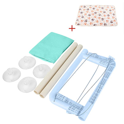 Cama Colgante para Gatos - Hamaca Aérea para Ventana, Casa Nido para Gatitos con Soporte hasta 20kg