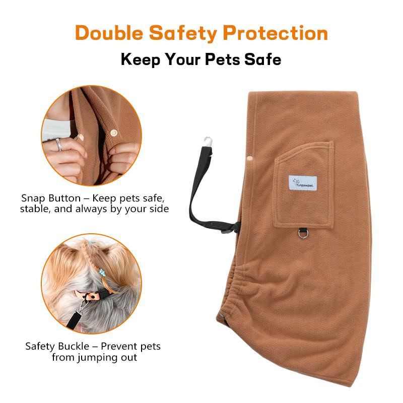 Large Pet Sling, Pet Carrier, Handsfree up to 15Lbs, Dog & Cat Sling Soft Touch for Chinchillas, Hedgehogs, Puppies, Sugar Gliders, Guinea Pigs, Rabbits, Kittens Etc Bag Hands Free