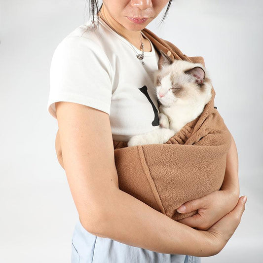 Large Pet Sling, Pet Carrier, Handsfree up to 15Lbs, Dog & Cat Sling Soft Touch for Chinchillas, Hedgehogs, Puppies, Sugar Gliders, Guinea Pigs, Rabbits, Kittens Etc Bag Hands Free